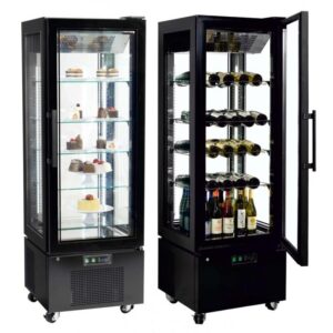 ARMARIO EXPOSITOR REFRIGERADO 4 CARAS CRISTAL 