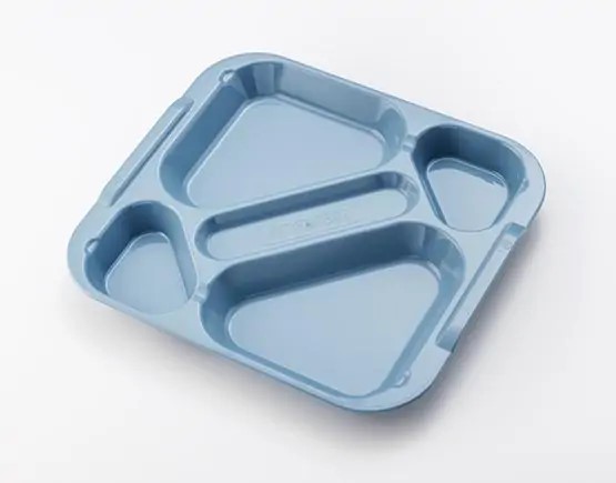 BANDEJA 5 COMP AUTOSERVICIO POLIPROPILENO 370x334