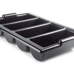 BANDEJA PORTACUBIERTOS  GN1/1 PP NEGRO