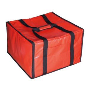 BOLSA TRANSPOTE PIZZA 40X34X25 5CM ROJA