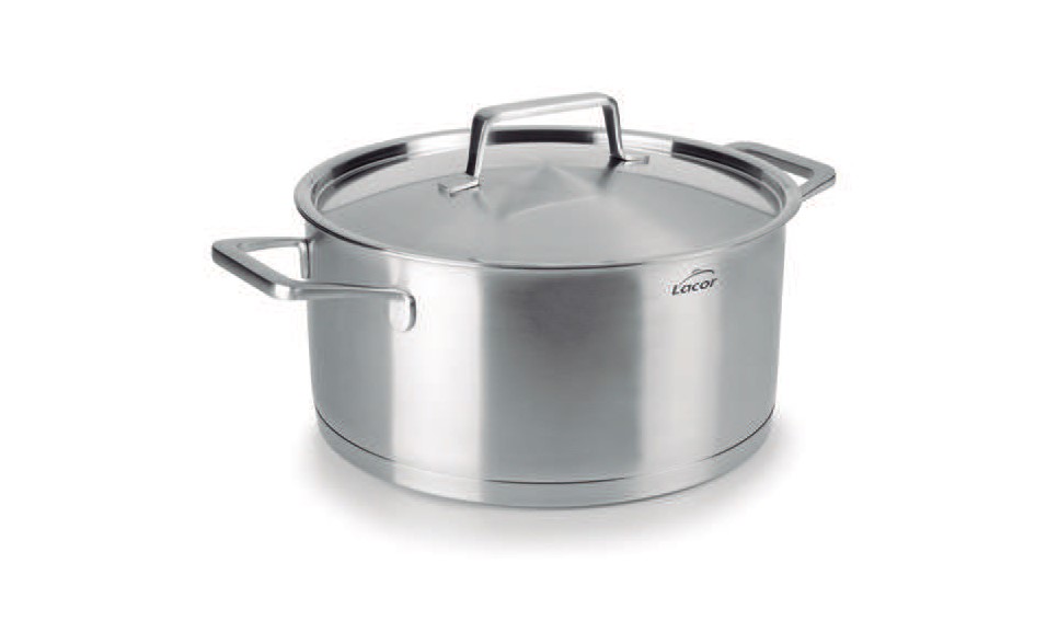 CACEROLA C/TAPA FOODIE ACERO INOX 18/10