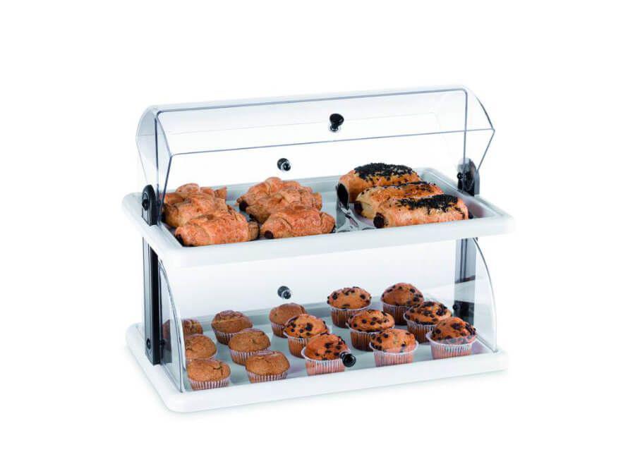 EXPOSITOR DOBLE TAPA TRANSPARENTE