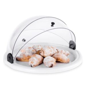 EXPOSITOR REDONDO TAPA BASCULANTE TRANSPARENTE