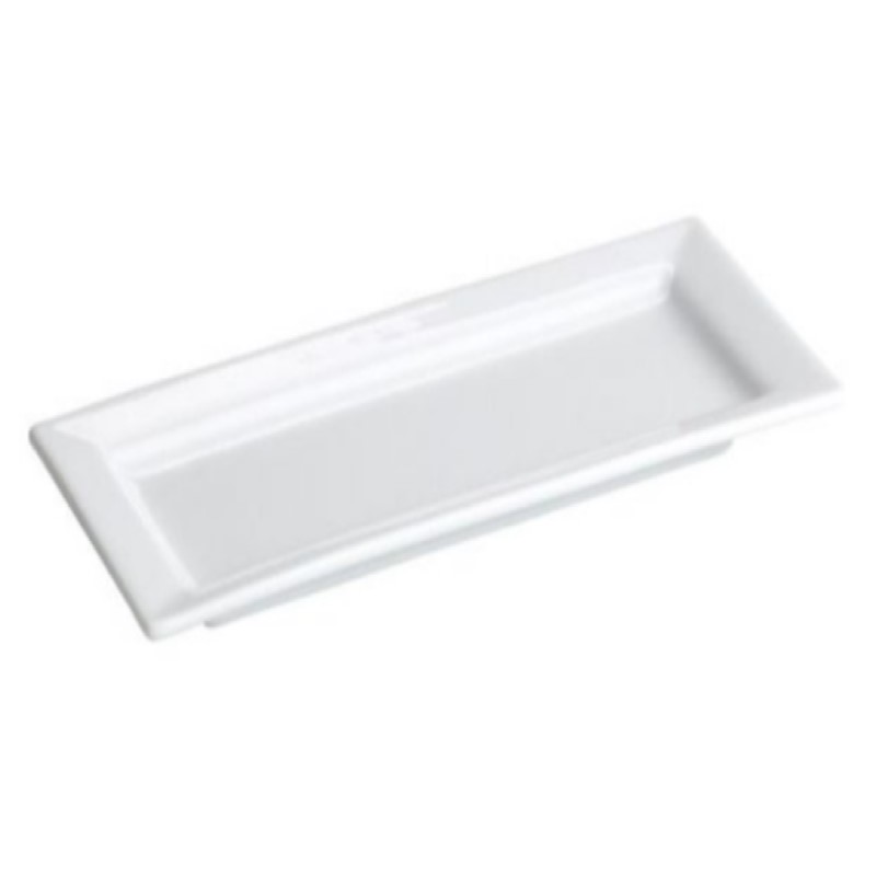 FUENTE RECTANGULAR CAIRO PORCELANA BLANCA