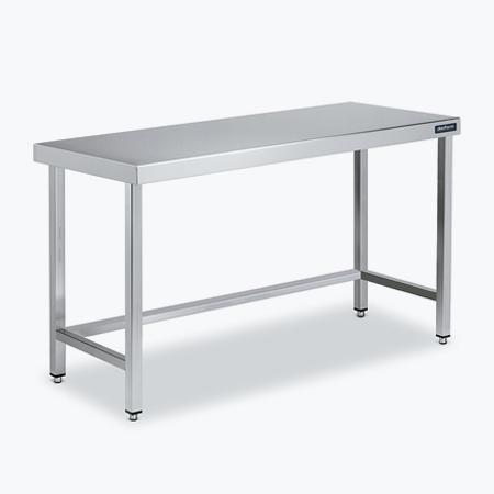 MESA CENTRAL GAMA 500 SIN ESTANTE INOX 18/10