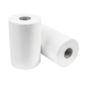 PACK 12 ROLLOS MINI BARRIL CELULOSA BLANCO TISSUE