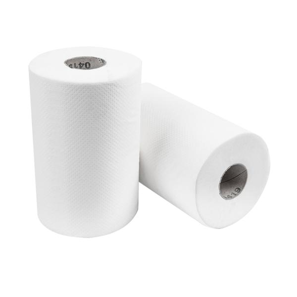 PACK 12 ROLLOS MINI BARRIL CELULOSA BLANCO TISSUE