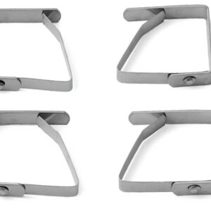 PACK 4 PINZAS SUJETAMANTELES INOX