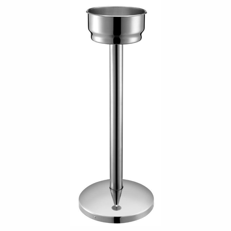 PIE PORTACUBO ACERO INOX