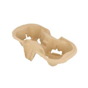 PORTA VASOS 2 HUECOS CARTON B/100