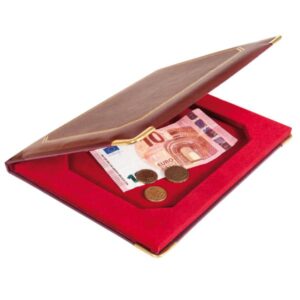 PORTACUENTAS 17x23CM BURDEOS