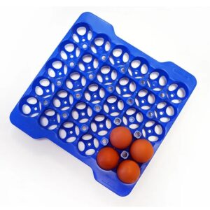 SET 4 BANDEJAS PORTAHUEVOS AZUL