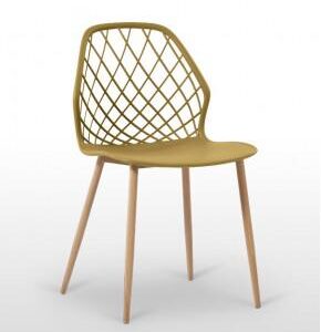 SILLA ESSEN CARCASA POLIPRO Y ESTRUCTURA METALICA 