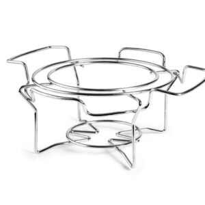SOPORTE INOX P/PLATO HIERRO