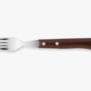 TENEDOR CHULETERO 90MM M/MARRON ARCOS