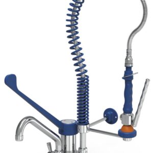 GRIFO DUCHA DOS AGUAS SOBREMESA EXTRA-BAJO MONOBLO